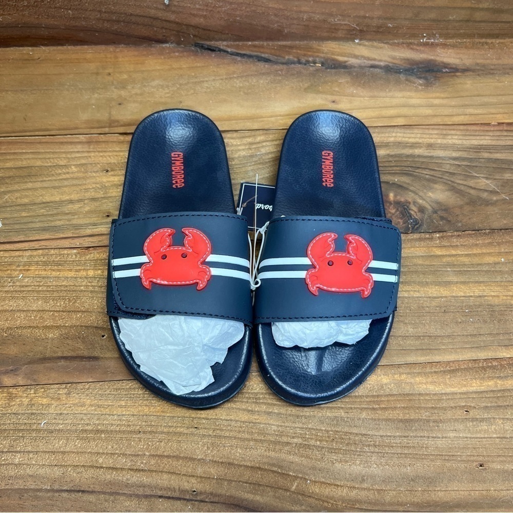 Gymboree Hook and Loop Sandals NWT Sz13  Krabby Summer Fun